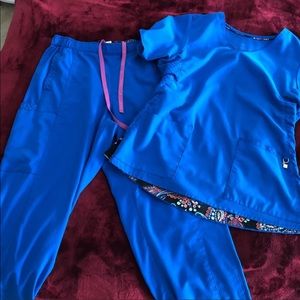 Vera Bradley royal blue set